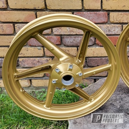 Powder Coating: Honda wheels,Automotive,Custom Wheels,Prismatic Gold II PMB-10879