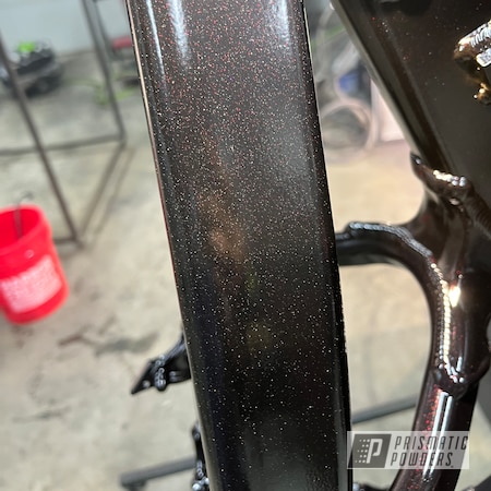 Powder Coating: Automotive,Clear Vision PPS-2974,Mars II PMB-4391,Motorcycles,Custom Motorcycle Frame