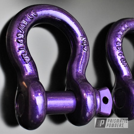 Powder Coating: Clear Vision PPS-2974,Shackle,Powder Coated Clevis Shackle,Off-Road,Powder Coating D Ring,EXTREME PURPLE UMB-2599