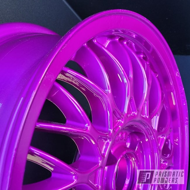 Powder Coated Lollypop Grape Custom Wheels