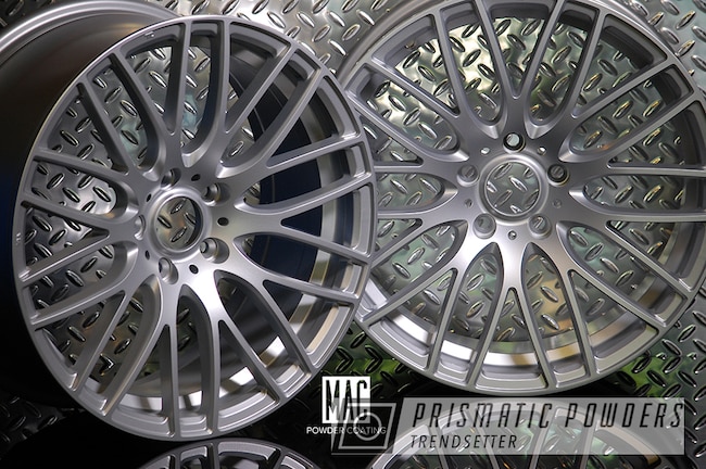 Powder Coating: Auto Parts,Acura,Automotive,Porsche Silver PMS-0439,Wheels