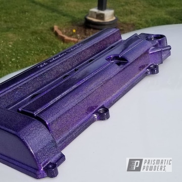 Honda B18 Valve Cover In Illusion Purple And City Lights