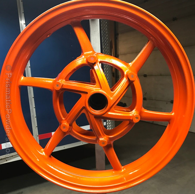 Orange Powder Coat Ktm Orange Frame Paint Prismatic Powders