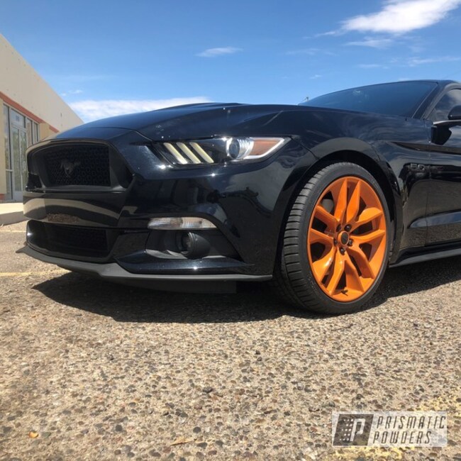 Ford Mustang Wheels Powder Coated In Clear Vision And Copper Glaze