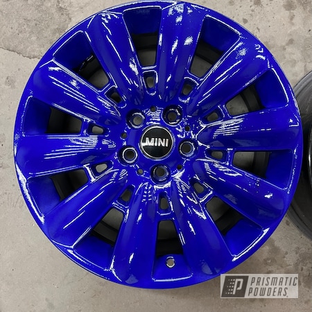 Powder Coating: Intense Blue PPB-4474,Intense Blue,Clear Vision PPS-2974,Automotive,Wheels