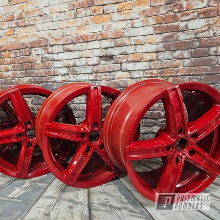 Powder Coating: Aluminum Wheels,Automotive Rims,Clear Vision PPS-2974,Automotive Wheels,Automotive,Aluminum Rims,Illusions,16" Aluminum Rims,Illusion Red PMS-4515