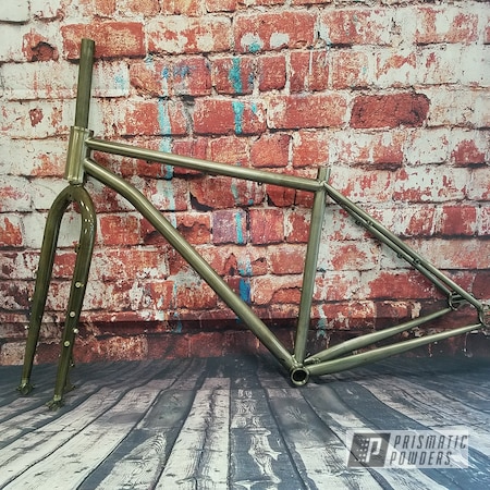 Powder Coating: Bicycle,Clear Vision PPS-2974,Bicycle Frame