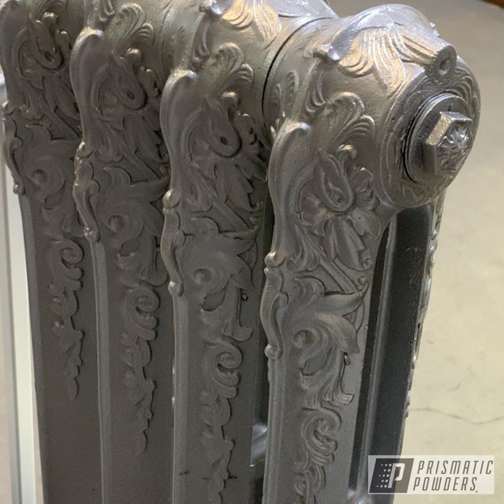 Vintage Radiator Blasted and Powder Coated with BMW Silver | Prismatic ...