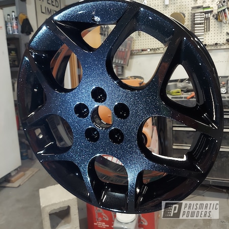Powder Coating: Wheels,Automotive,Pearl Black PMB-5347