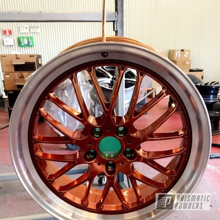 Powder Coating: Mercedes,Clear Vision PPS-2974,SUPER CHROME USS-4482,Trans Copper II PPS-2618,Automotive,Wheels