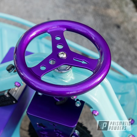 Powder Coating: Crazy Cart,Sea Foam Green PSS-4063,Go Kart,Illusion Purple PSB-4629,Taxi Garage,Automotive,Taxi Garage Crazy Cart