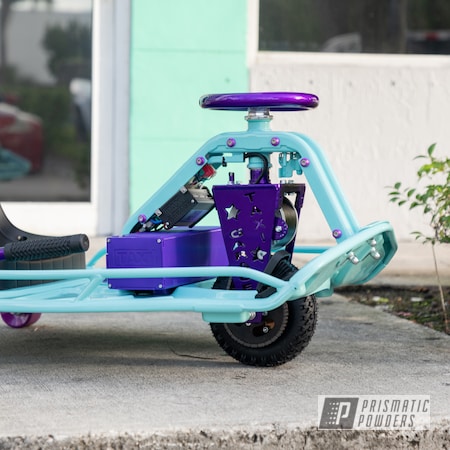 Powder Coating: Illusion Purple PSB-4629,Automotive,Sea Foam Green PSS-4063,Go Kart,Taxi Garage Crazy Cart,Taxi Garage,Crazy Cart