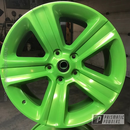 Powder Coating: Wheels,Lime Juice Green PMB-2304