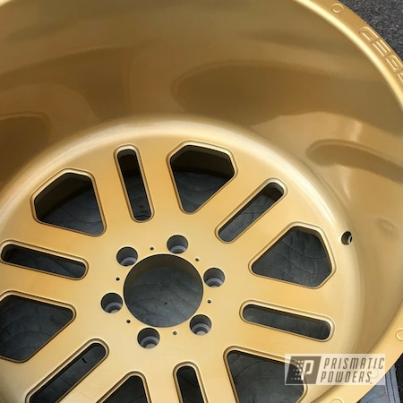 Powder Coating: 25s,Transparent Gold PPS-5139,Toyota,Lifted,Tacoma,Fuelforged,Show Truck,Automotive,Custom Wheels