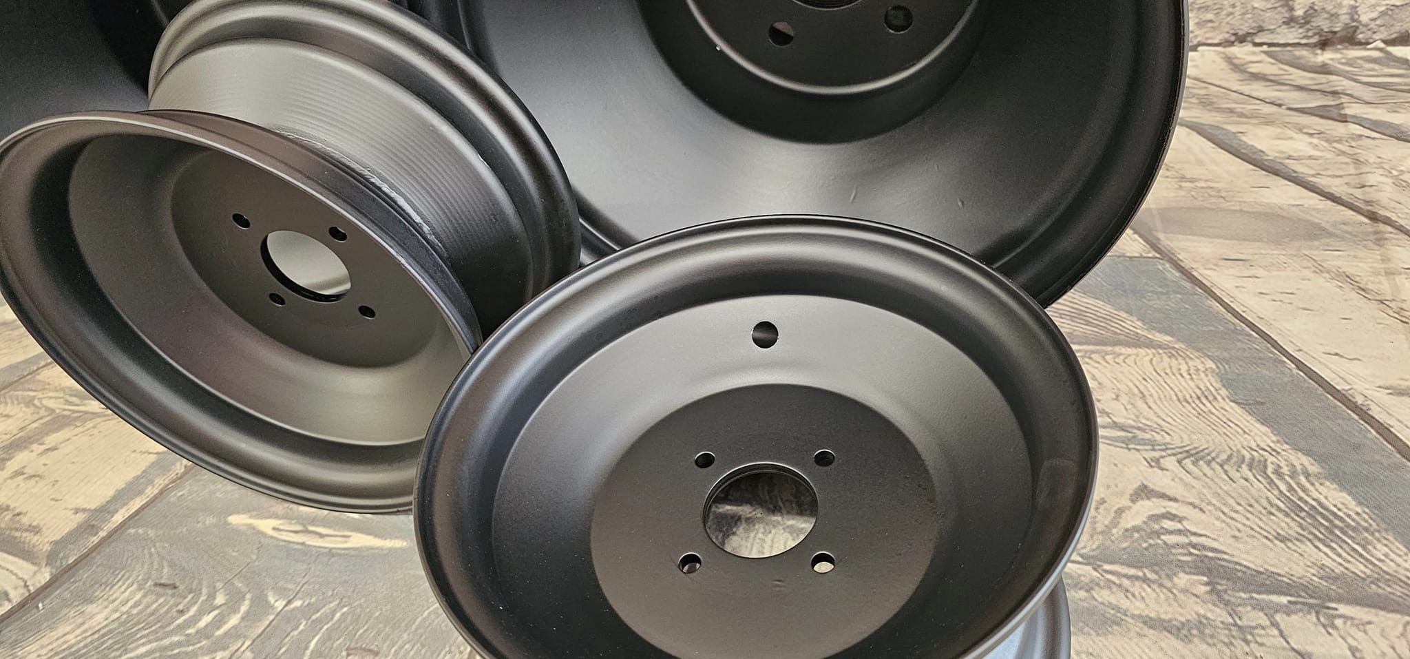 Rims for a Pulling Tractor | Prismatic Powders
