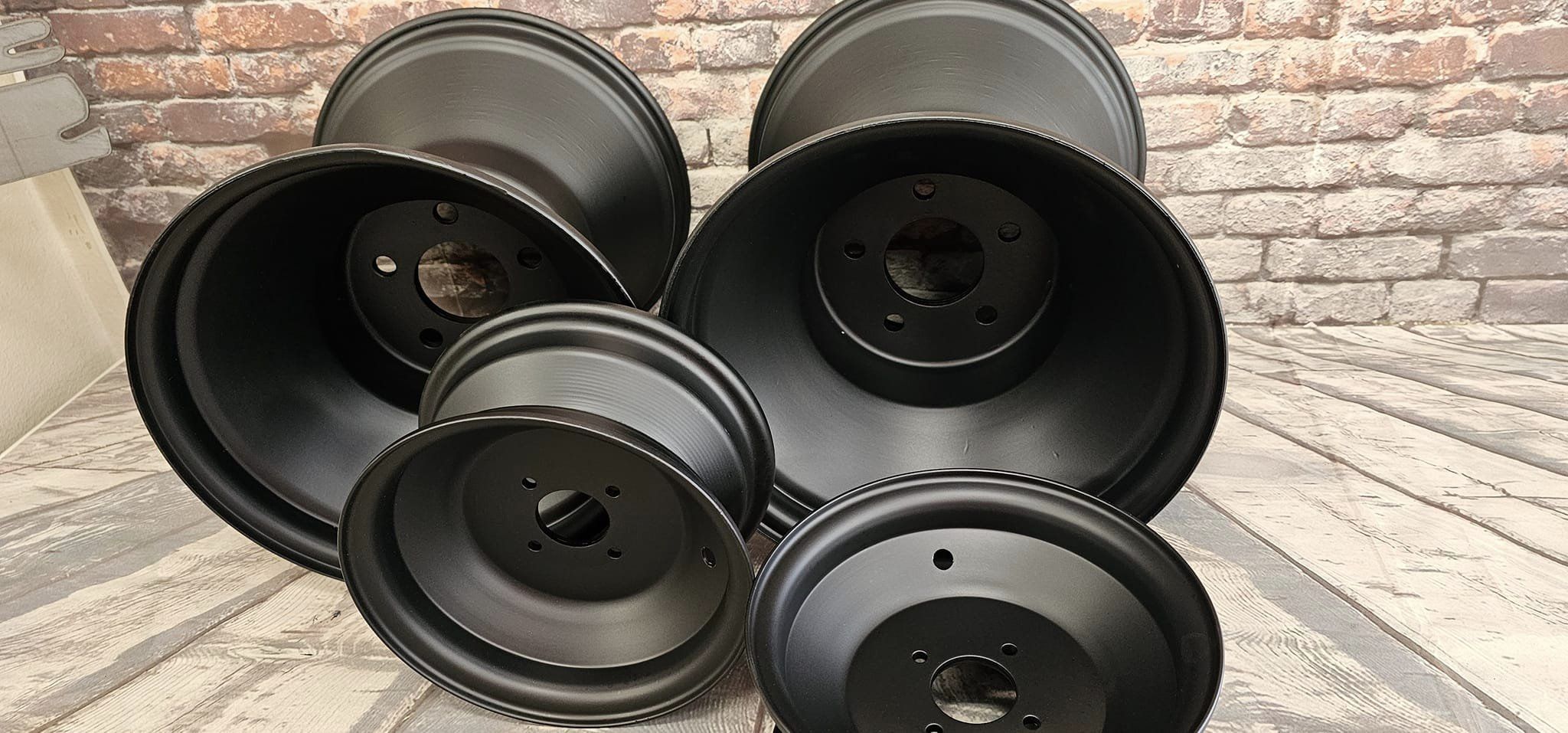Rims for a Pulling Tractor | Prismatic Powders