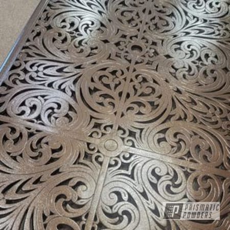 Powder Coating: Outdoor Patio Furniture,Clear Vision PPS-2974,Patio Table,Empire Copper Vein PVS-5469