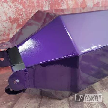 Powder Coated Illusion Purple And Clear Vision Exhaust Tip