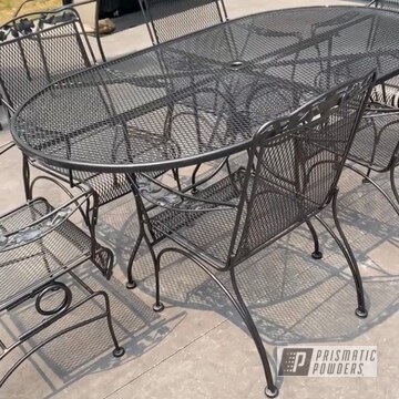 Powder Coated Patio Furniture In Umb-6578 And Pps-2974