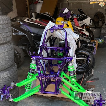 Powder Coated Yamaha Banshee Project In Psb-4629, Pps-2974 And Pss-1221