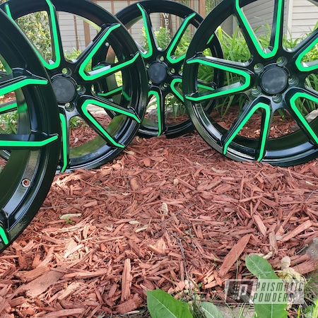 Powder Coating: Shattered Glass PPB-5583,Wheels,Automotive,Harley Davidson,Illusion Pink PMB-10046,Exhaust,Neon Yellow PSS-1104,Astatic Red PSS-1738