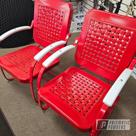 Powder Coating: Outdoor Patio Furniture,Patio Chairs,Polar White PSS-5053,Vintage Lawn Chairs,Vintage Chairs