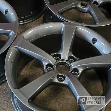 Powder Coated Clear Vision And Kingsport Grey 18inch Aluminum Rims