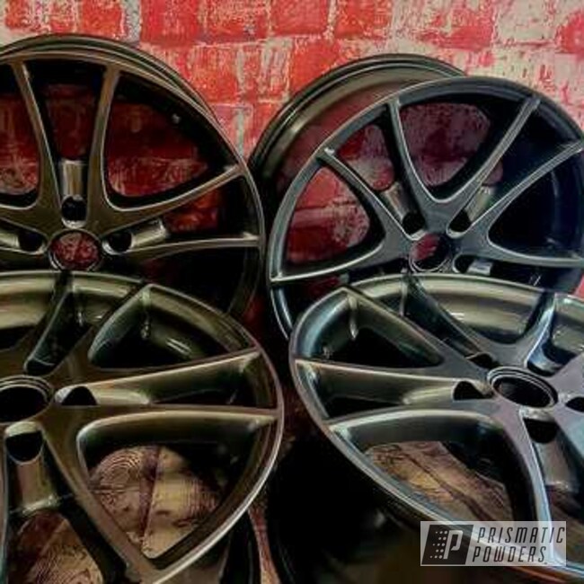 Powder Coated Clear Vision And Kingsport Grey 18inch Rims
