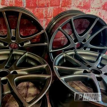 Powder Coated Clear Vision And Kingsport Grey 18inch Rims
