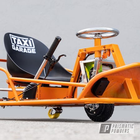 Powder Coating: Crazy Cart,XL Crazy Cart,Clear Vision PPS-2974,Taxi Garage,Super Chrome Plus UMS-10671,Illusion Orange PMS-4620,Taxi Garage Crazy Cart