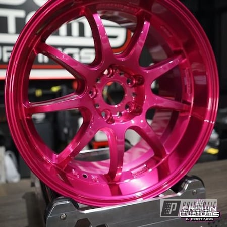 Powder Coating: Wheels,Illusion,Clear Vision PPS-2974,Illusion Pink PMB-10046,Pink Wheels