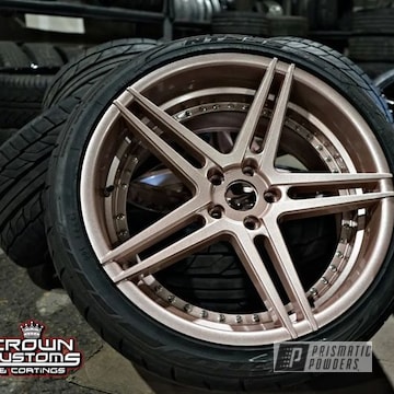 Powder Coated Class B Silver And Clear Vision Custom Wheels