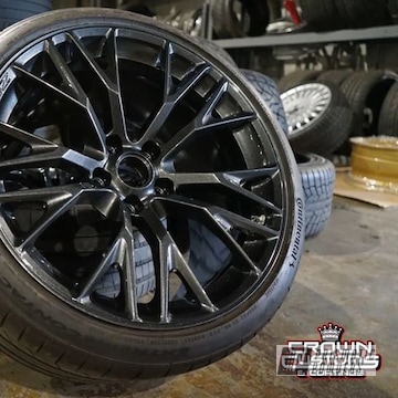 Clear Vision And Cadillac Grey Corvette Wheels