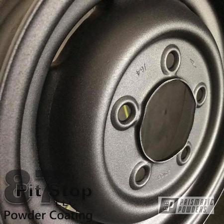 Powder Coating: Wheels,Automotive,Black Cast PCS-4721