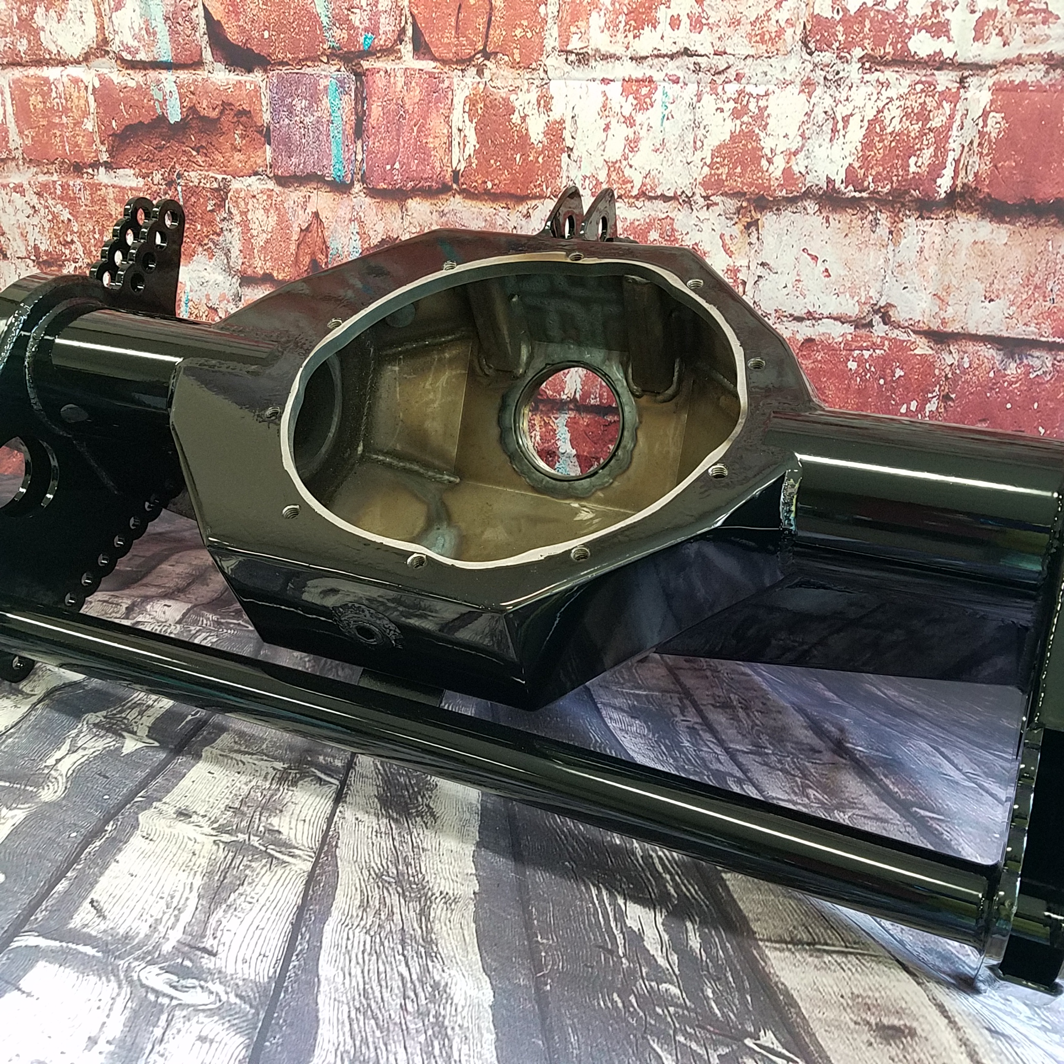 Vehicle Component Ink Powder Coated Automotive Parts in Ink Black | Prismatic Powders
