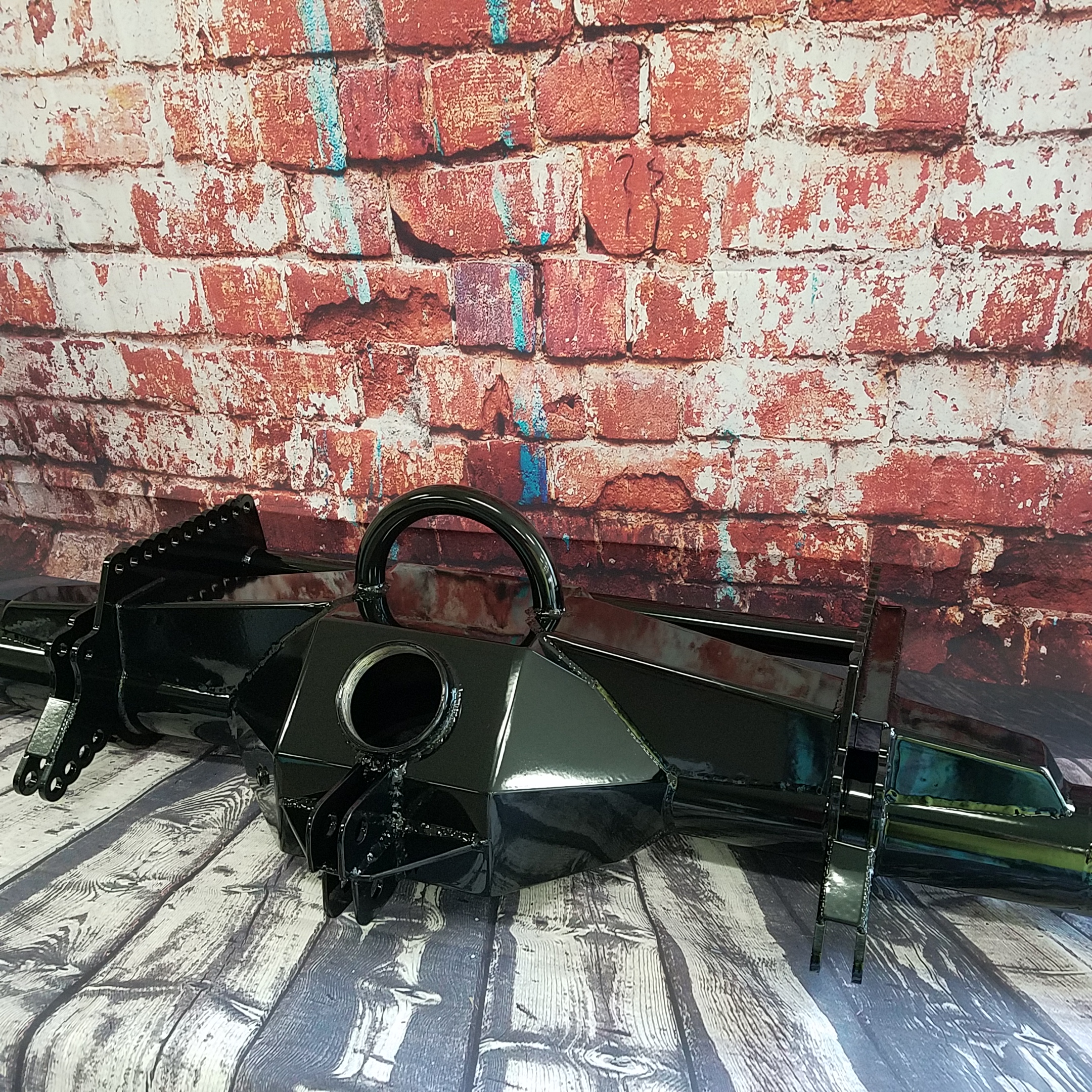 Vehicle Component Ink Powder Coated Automotive Parts in Ink Black | Prismatic Powders