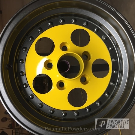 Powder Coating: STEALTH CHARCOAL PMB-6547,Hot Yellow PSS-1623,Wheels