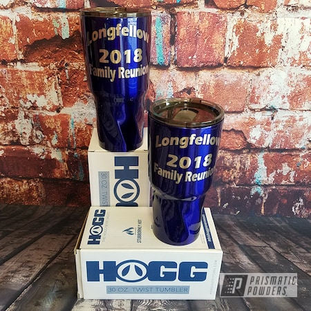 Powder Coating: Custom Cups,Intense Blue PPB-4474,Drinkware