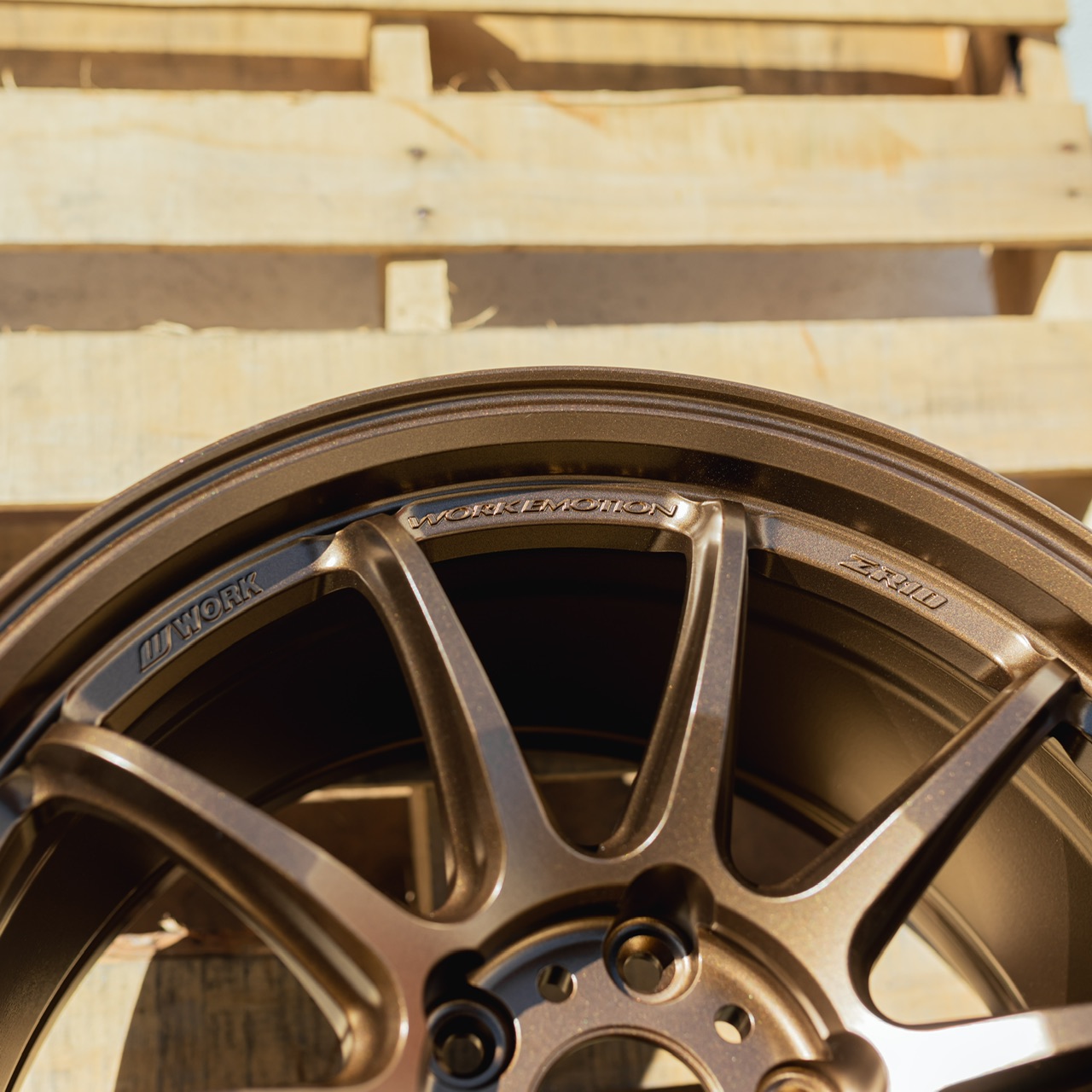 “HIGHLAND BRONZE” on WORK ZR10 | PRISMATIC POWDERS®