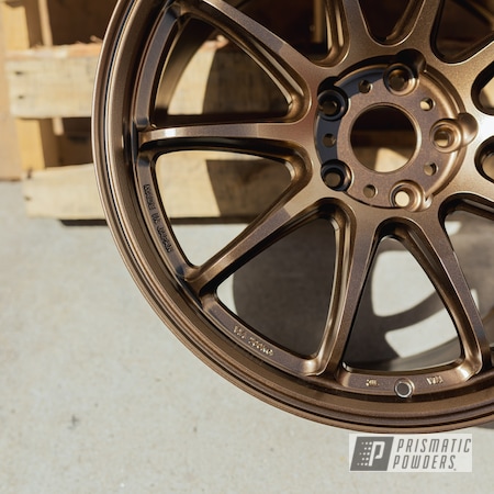 Powder Coating: Work Wheels,Highland Bronze PMB-5860,Automotive,Wheels