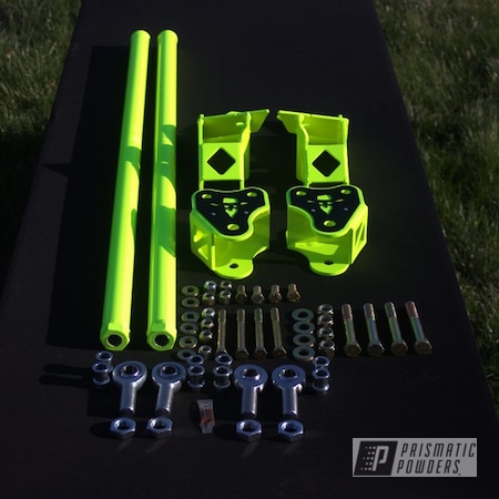 Powder Coating: Outlaw Fab,Clear Vision PPS-2974,Neon Yellow PSS-1104,U.S. Blue PMB-0642