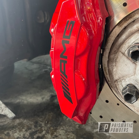 Powder Coating: Brembo,AMG,Clear Vision PPS-2974,Brake Calipers,Illusion Red PMS-4515