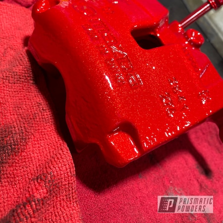 Powder Coating: OEM,Clear Vision PPS-2974,Mazda,Super Chrome Plus UMS-10671,Brake Calipers,Illusion Red PMS-4515