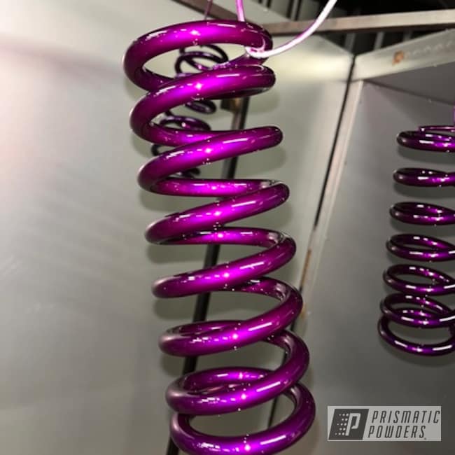 Powder Coated Illusion Purple And Clear Vision Acura Integra Coil Springs