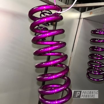 Powder Coated Illusion Purple And Clear Vision Acura Integra Coil Springs