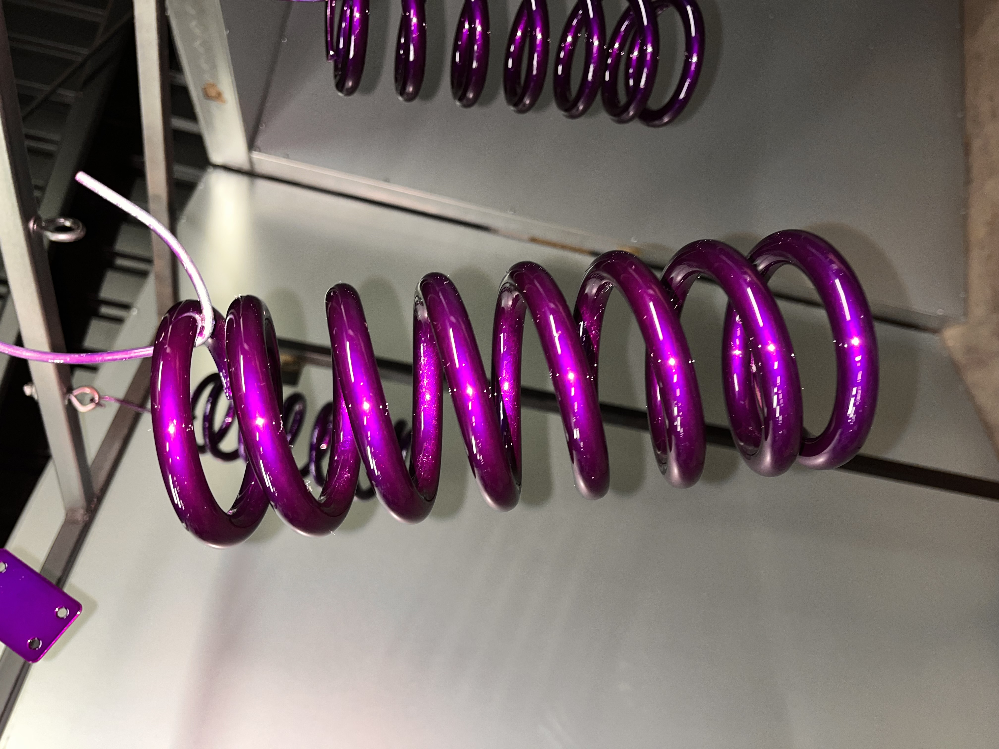 Shock Spring Powder Coating Acura Integra Coil Springs finished in Psb-4629 and Pps-2974 ...