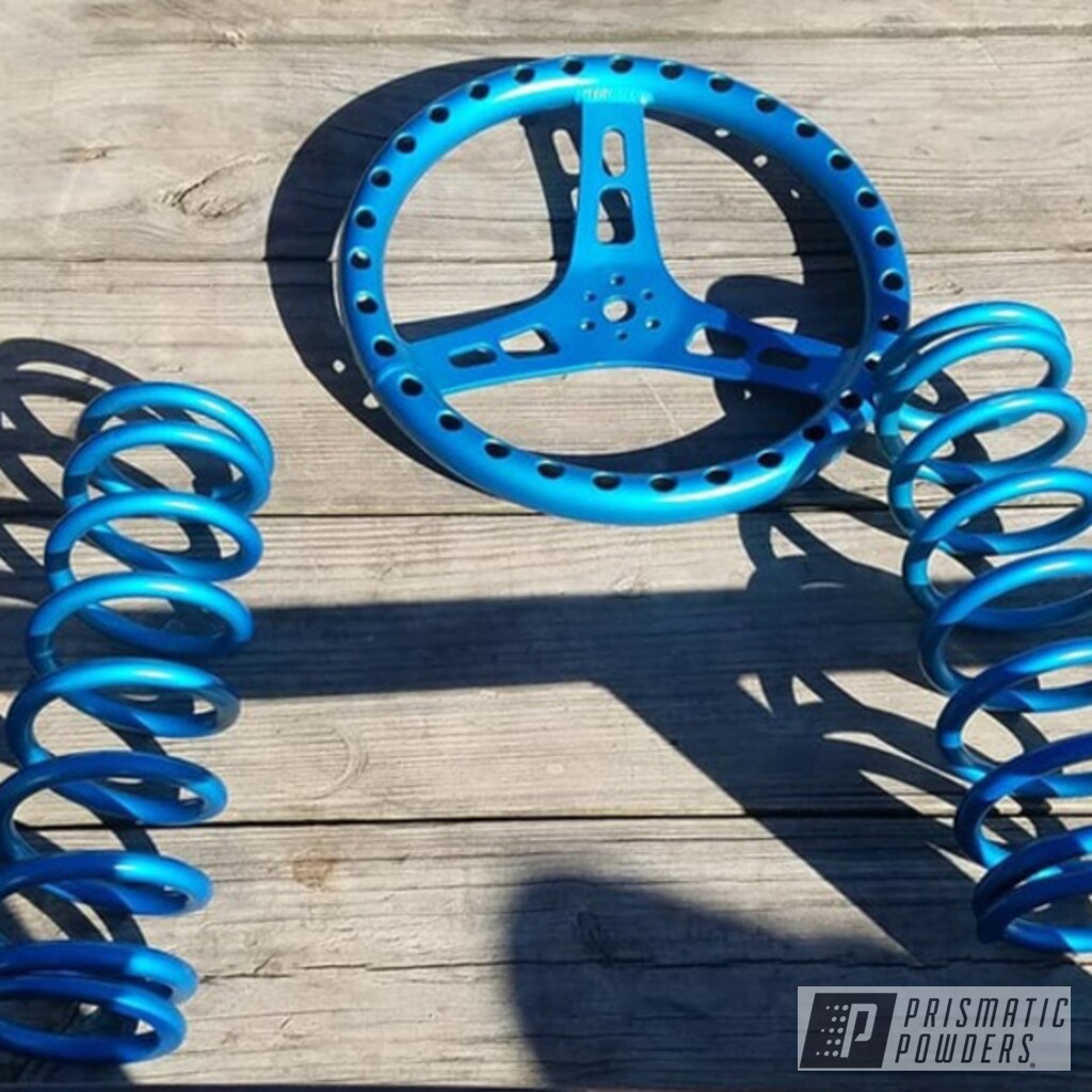 Suspension Springs And Steering Wheel Powder Coated In