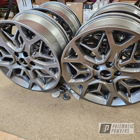 Powder Coating: Aluminum Wheels,20" Rims,20" Aluminum Wheels,20" Aluminum Rims,Aluminum Rims,Kingsport Grey PMB-5027