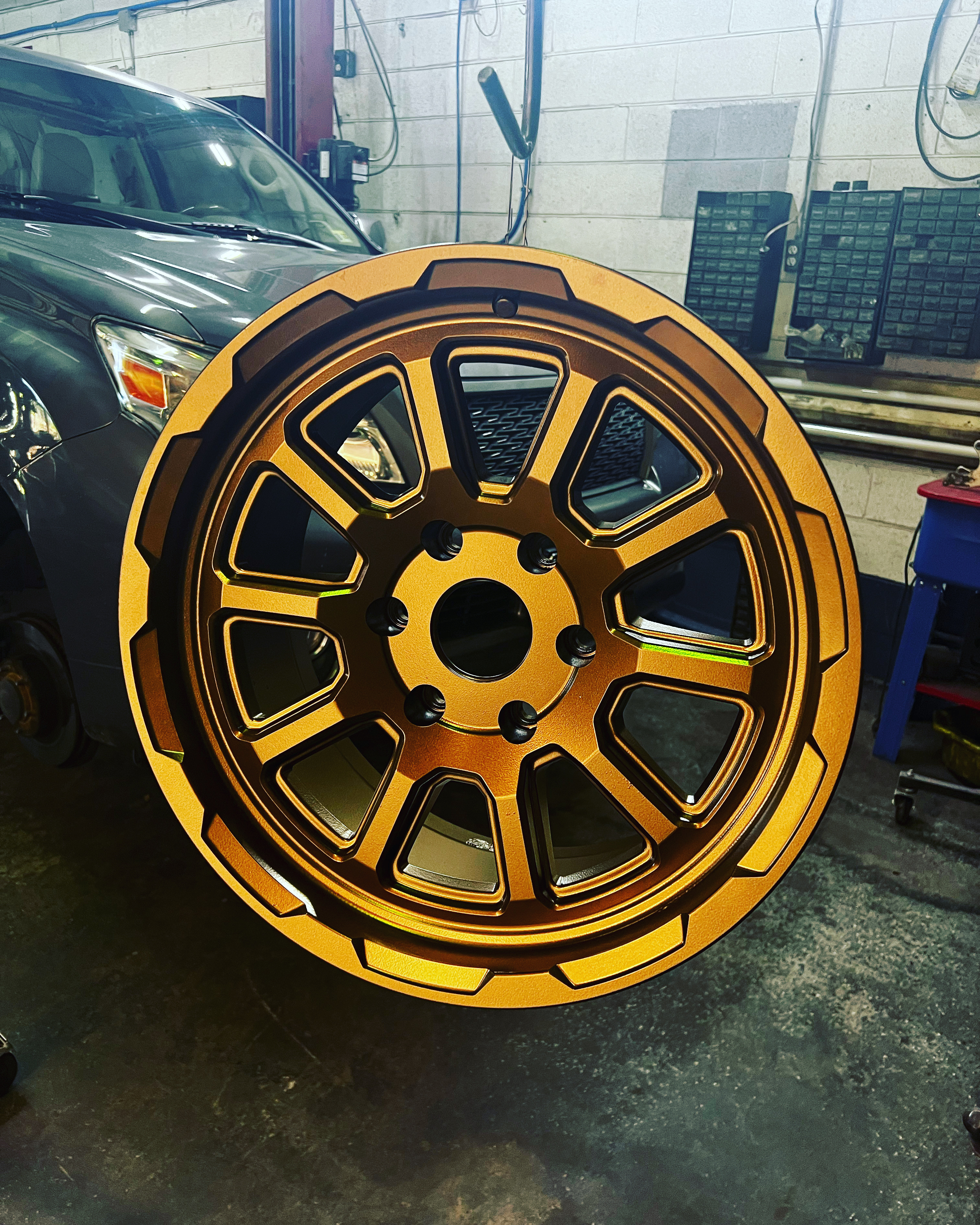 Bronze Chrome Powder Coat Wheels GLOSSY BRONZE CHROME