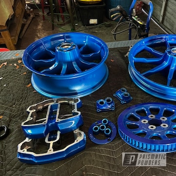 Powder Coated Harley Davidson Parts In Pps-2974 And Pmb-6908